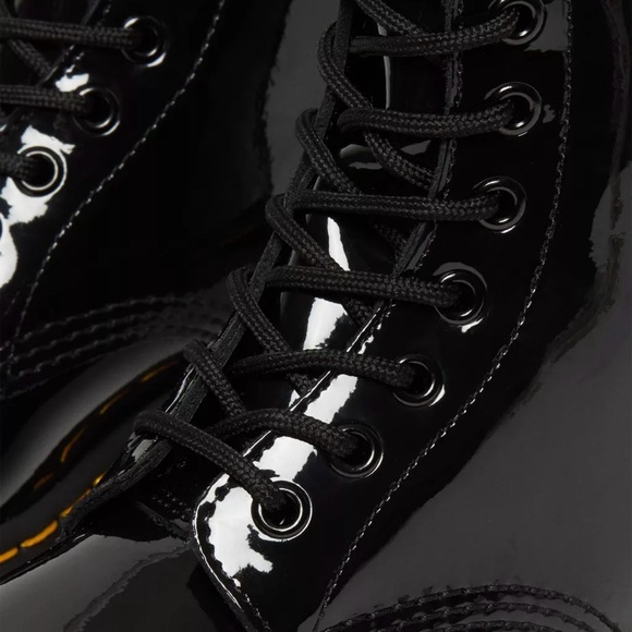 Dr. Martens 1460 Patent Leather Lace Up Boots - Picture 8 of 16